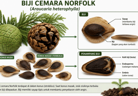 Cemara Norfolk - Araucaria heterophylla
